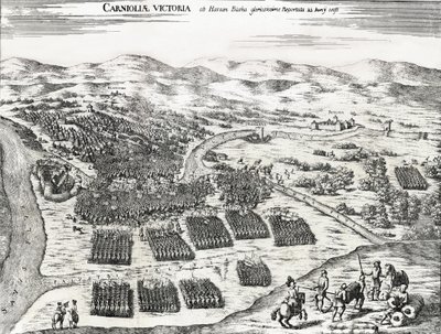 The Battle of Sisak by Johann Weikhard von Valvasor